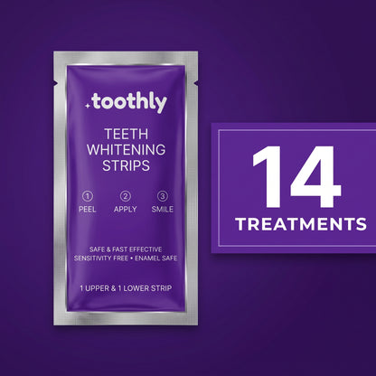 Toothly™ Peptide Whitening Strips (For Sensitive Teeth)